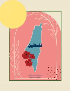 パレスチナ連帯のイラスト