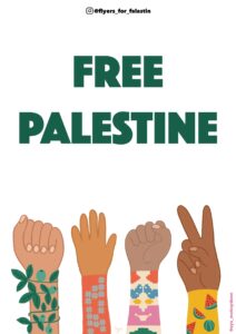 パレスチナ連帯のイラスト